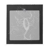 Chrome zoals Scorpio Zodiac Sign on Hevelius 1690 Notitieblok (Voorkant)