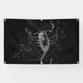 Chrome zoals Scorpio Zodiac Sign on Hevelius 1690 Spandoek (Horizontaal)