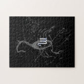 Chrome zoals Scorpio Zodiac Sign on Hevelius Decor Legpuzzel (Horizontaal)