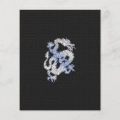 Chrome zoals Silver Dragon Black Snake Skin-stijl Flyer (Voorkant)