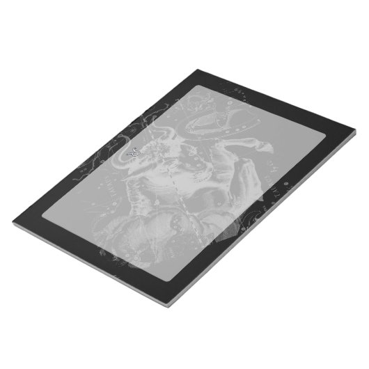 Chrome zoals Taurus Sign on Hevelius Notitieblok (Schuin)