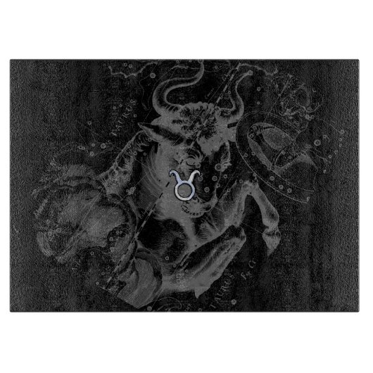 Chrome zoals Taurus Sign on Hevelius Snijplank (Voorkant)