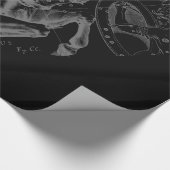 Chrome zoals Taurus Zodiac op Hevelius Black Cadeaupapier (Hoek)