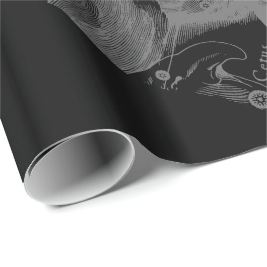 Chrome zoals Taurus Zodiac op Hevelius Black Cadeaupapier (Rol Hoek)