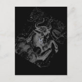 Chrome zoals Taurus Zodiac Sign on Hevelius Briefkaart (Voorkant)