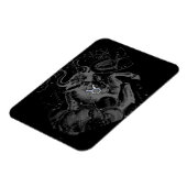 Chrome zoals Taurus Zodiac Sign on Hevelius Magneet (Linkerzijde)