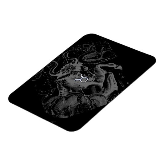 Chrome zoals Taurus Zodiac Sign on Hevelius Magneet (Linkerzijde)