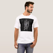 Chrome zoals Virgo Zodiac Sign on Black Hevelius T-shirt (Voorkant volledig)