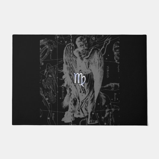 Chrome zoals Virgo Zodiac Sign on Hevelius Deurmat (Voorkant)