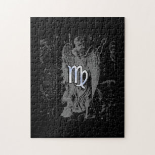 Chrome zoals Virgo Zodiac Sign on Hevelius in Blac Legpuzzel
