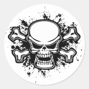Chromeboy - Splat Ronde Sticker