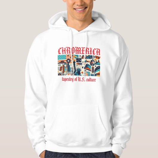 Chromerica - Tapestry van de Amerikaanse cultuur G Hoodie (Voorkant)
