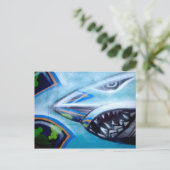 Chromie Da Shark Post Card Briefkaart (Staand voorkant)