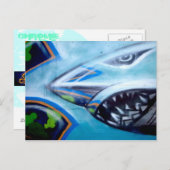Chromie Da Shark Post Card Briefkaart (Voorkant / Achterkant)