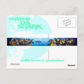 Chromie Da Shark Post Card Briefkaart (Achterkant)