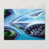 Chromie Da Shark Post Card Briefkaart (Voorkant)