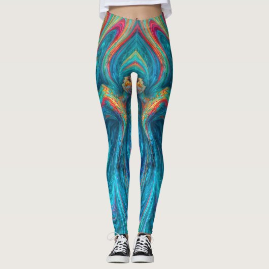 "Chromisca" - Fluid Enchantress Portret Leggings (Voorkant)