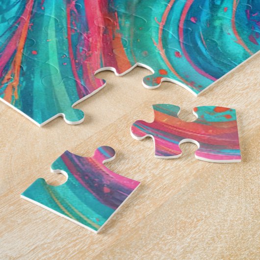 "Chromisca" - Fluid Enchantress Portret Legpuzzel (Zijkant)