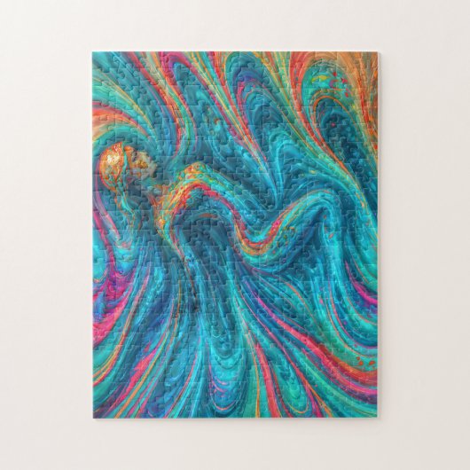 "Chromisca" - Fluid Enchantress Portret Legpuzzel (Verticaal)