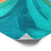 "Chromisca" - Fluid Enchantress Portret Poster (Hoek)