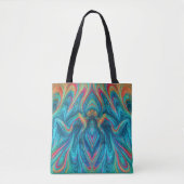 "Chromisca" - Fluid Enchantress Portret Tote Bag (Voorkant)