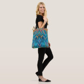 "Chromisca" - Fluid Enchantress Portret Tote Bag (Op model)