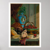 Chromolithografieën Stilleven prints 1910 (Voorkant)