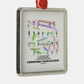 Chromosomale translocaties (Karyogram) Metalen Ornament (Rechts)