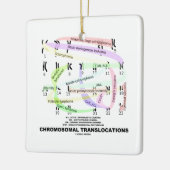 Chromosomale translocaties (Karyogram) Metalen Ornament (Links)