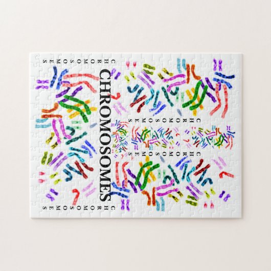 Chromosomen uitdagend Fun voor de leeftijd van 10 Legpuzzel (Horizontaal)