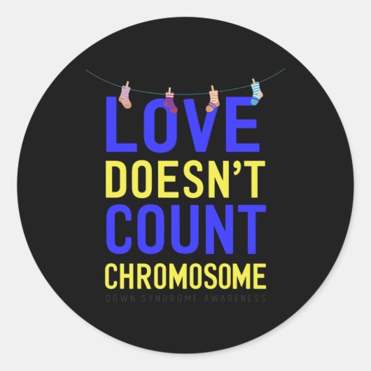 Chromosomen van liefde - voorbij cijfers Sticker (Voorkant)