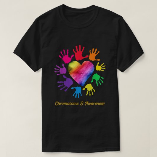 Chromosoom 8-Hands Shirt Chromosoon 8 Bewustheid G (Design voorkant)