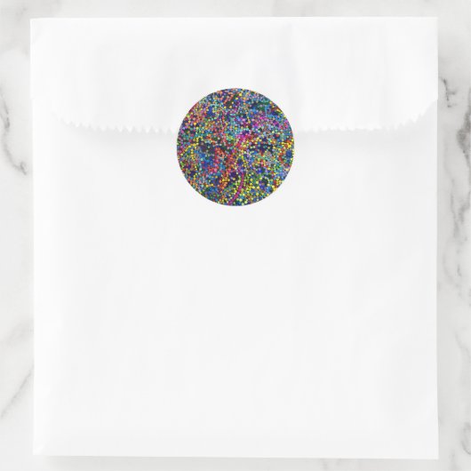 Chromovescent Kinestacium Psychedelische Sticker (Tas)