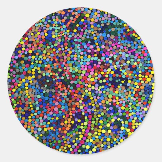 Chromovescent Kinestacium Psychedelische Sticker (Voorkant)