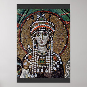 chromozaïeken van San Vitale in Ravenna , Szene :  Poster