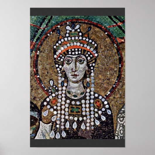 chromozaïeken van San Vitale in Ravenna , Szene :  Poster (Voorkant)