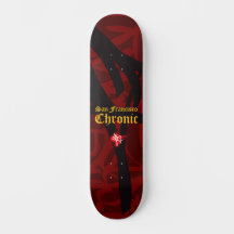 Chronic 49ers Colors Skateboard