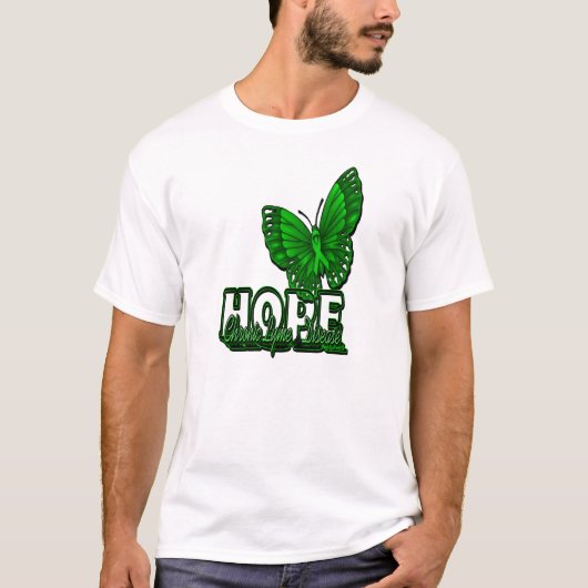 Chronic Lyme Disease Awareness Butterfly Shirt (Voorkant)
