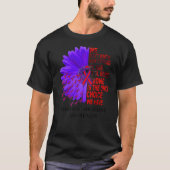 Chronic Migraine Awareness Daisy we weten niet hoe T-shirt (Voorkant)