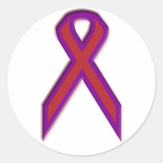 Chronic Migraine Awareness Lint - Sticker (Voorkant)