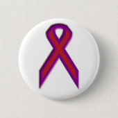 Chronic Migraine Awareness Ribbon - Pin Ronde Button 5,7 Cm (Voorkant)