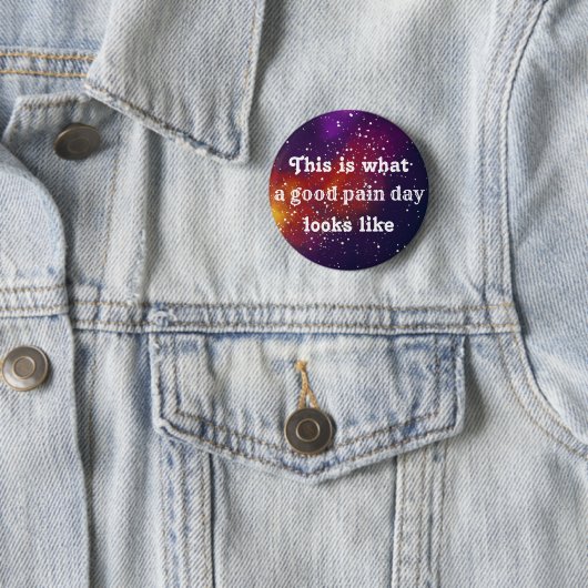Chronic Pain Galaxy Identity Ronde Button 5,7 Cm (In situ)