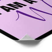 Chronic Pain Warrior (volledig aanpasbaar) Poster (Hoek)