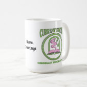 Chronically Booked & Offline Analog Reading Escape Koffiemok (Voorkant rechts)