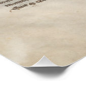 Chronicle Medieval Manuscript Anent Historisch Perfect Poster (Hoek)