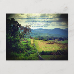 Chronicles 7:14 briefkaart