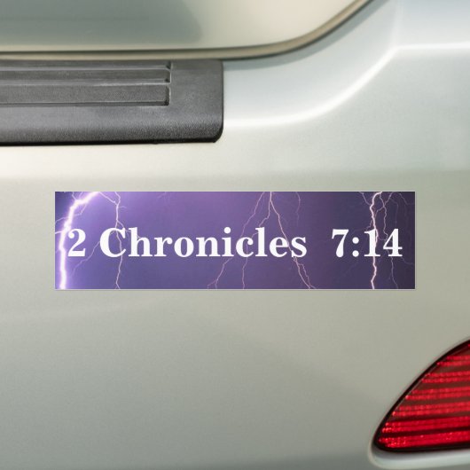 Chronicles 7:14 Bumpersticker (Op auto)