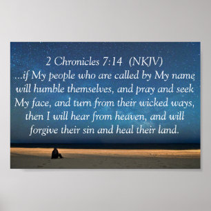 Chronicles 7:14 Poster