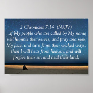 Chronicles 7:14 Poster