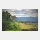 Chronicles 7:14 rechthoekige sticker (Voorkant)